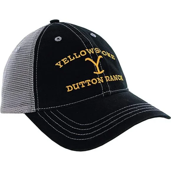 Yellowstone Dutton Ranch Orange, Black & White Trucker Hat Cap (New) - Picture 1 of 2